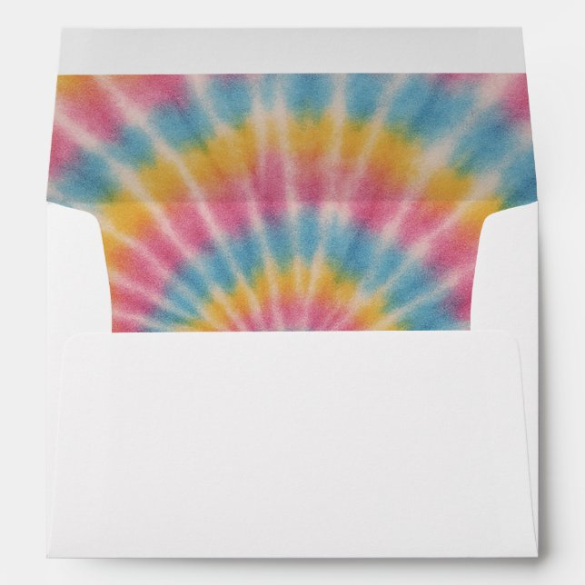 Let's Groove Tie Dye Envelope (Back (Bottom))