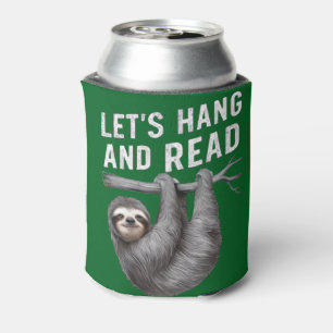Let's Hang and Read Funny Book Reading Lovers Can Cooler