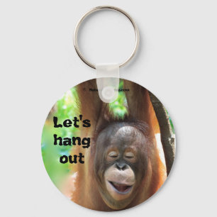 Let's Hang Out Animal Key Ring