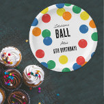 Let's Have a Ball Colourful Ball Birthday Party Paper Plate<br><div class="desc">A cute " Let's Have a Ball" ball birthday party theme. An ideal design for anyone who loves playing with colourful balls. Perfect for kids birthday's parties!</div>