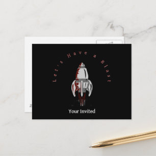 Let's Have a Blast Holiday Postcard