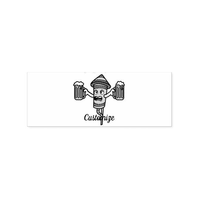 Let's Have a Blast Thunder-Cove Rubber Stamp (Imprint)