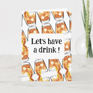 Let's have a drink ! invitation