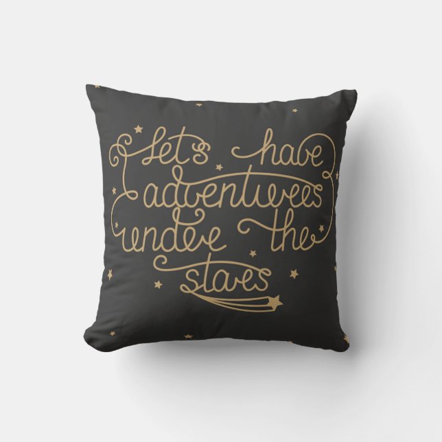 Lets Have Adventures Cushion (Front)