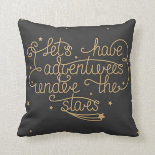 Lets Have Adventures Cushion