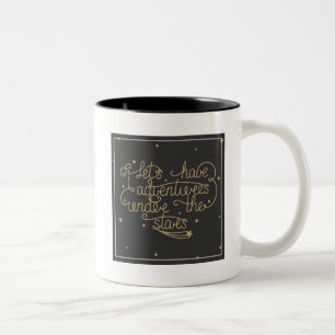 Lets Have Adventures Two-Tone Coffee Mug