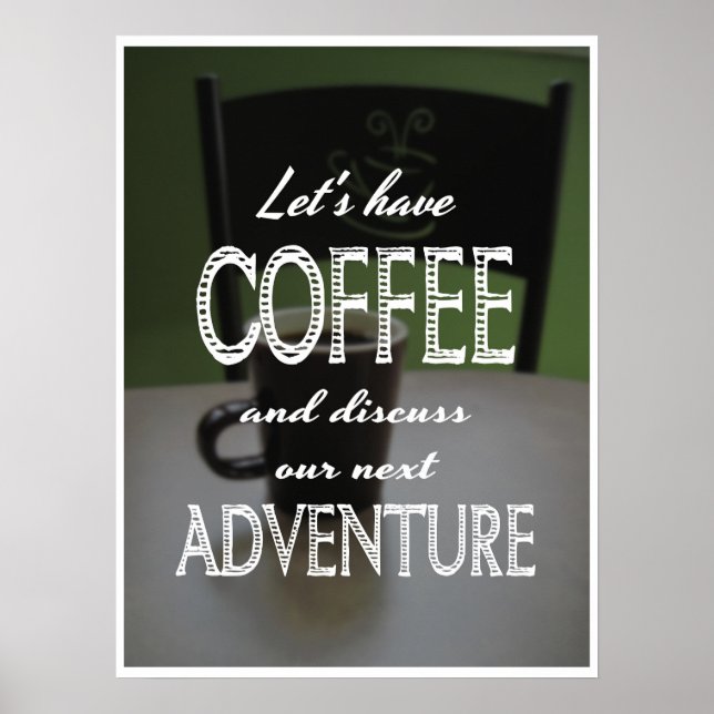Let's Have Coffee... poster (Front)