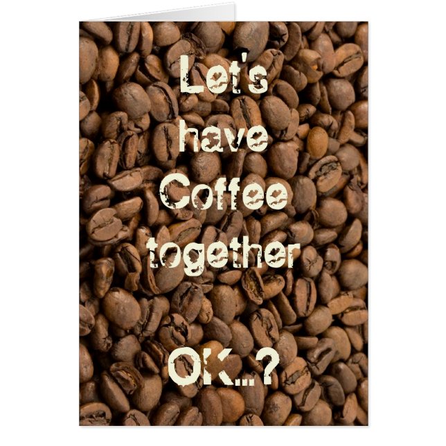 Let's have Coffee together (Front)