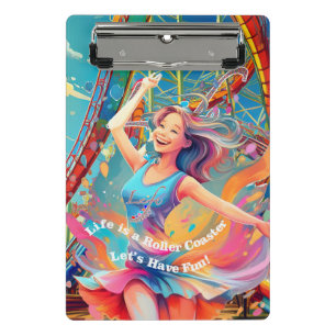 Let's Have Fun,Life a Roller Coaster Mini Clipboard