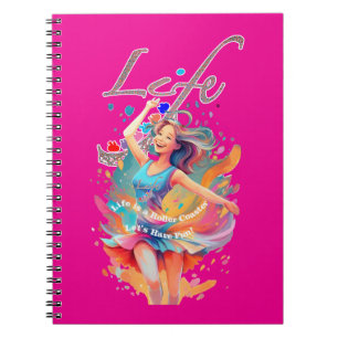 Let's Have Fun,Life a Roller Coaster Notebook