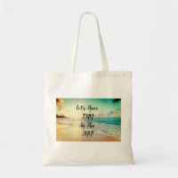 "Let's Have Fun" text on a sunny beach photo  T-Sh