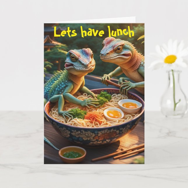 Lets have lunch card (Small Plant)