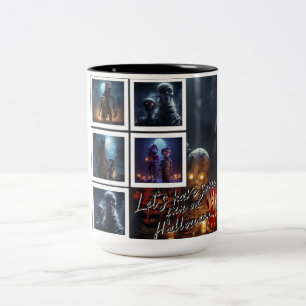 Let's have some fun on halloween Two-Tone coffee mug