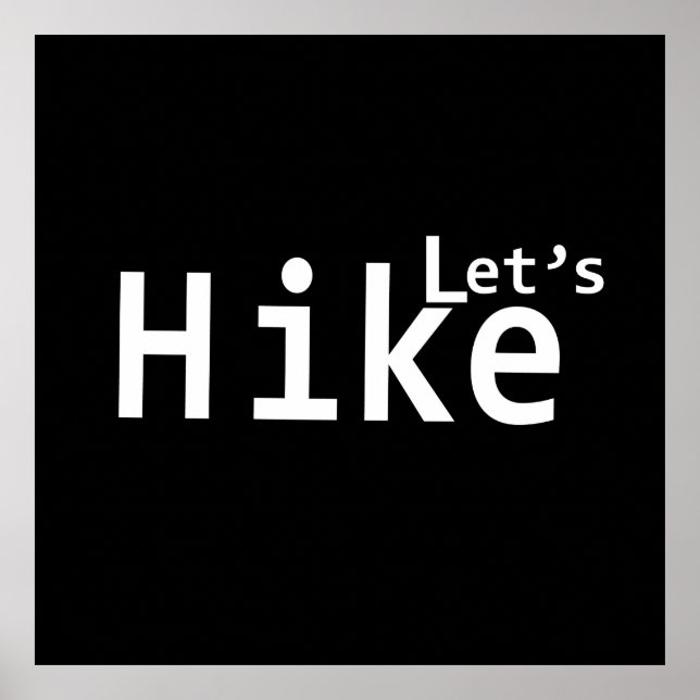 lets hike poster (Front)