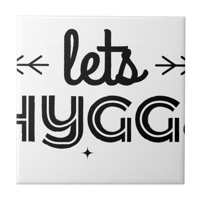 lets hygge ceramic tile (Front)