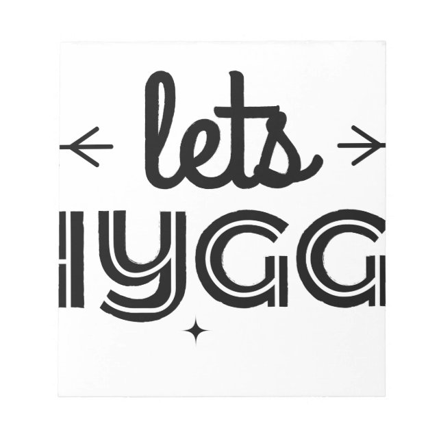 lets hygge notepad (Front)