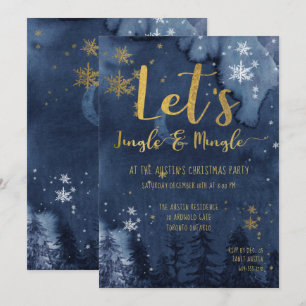 Let's Jingle & Mingle Holiday Party Invitation