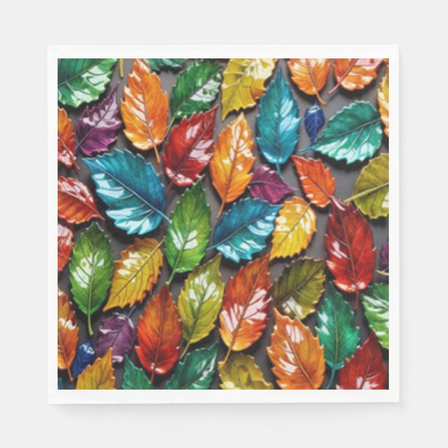 Let's Leaf - Paper Napkin (Front)