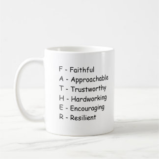 Let's look at “Father” letter by letter - Mug