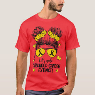 Lets Make Childhood Cancer Extinct Awareness Shirt