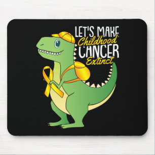 Lets Make Childhood Cancer Extinct Awareness T- Mouse Pad