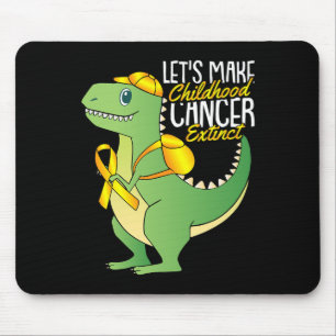 Lets Make Childhood Cancer Extinct Awareness T- Re Mouse Pad