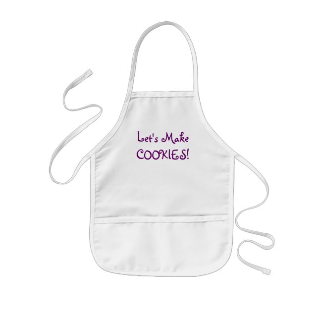 Let's Make Cookies Apron for Kids (Front)