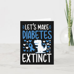 Let's Make Diabetes Awareness November Type T1d T2 Card