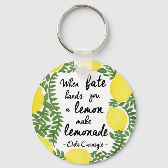 Let's Make Lemonade Key Ring (Front)