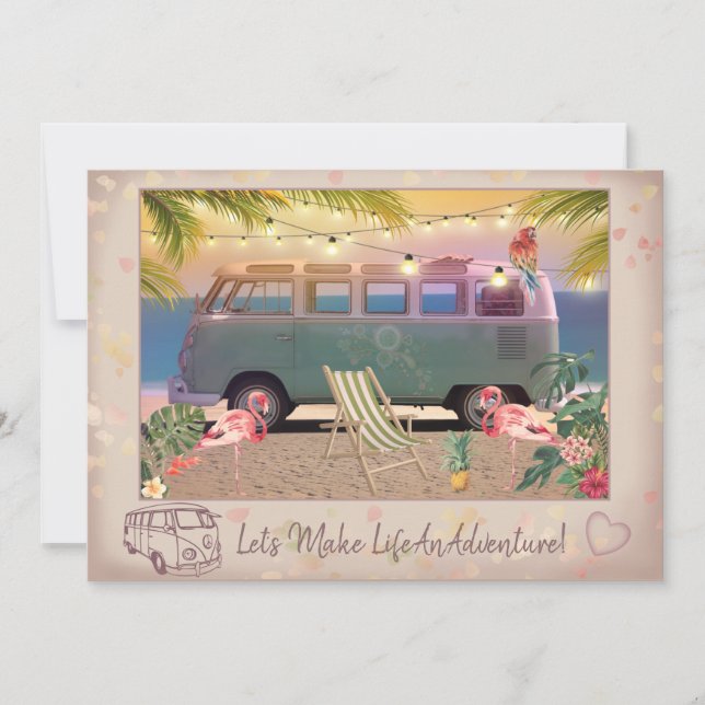 Let's Make Life An Adventure Holiday Card (Front)