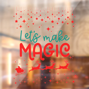 Let's Make Magic Santa Claus Reindeers Sleigh Ride