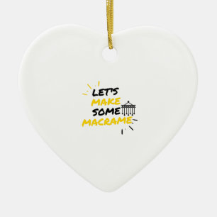 Let's make some macrame ceramic ornament