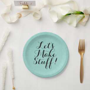 Let's Make Stuff • Craft Party Paper Plate
