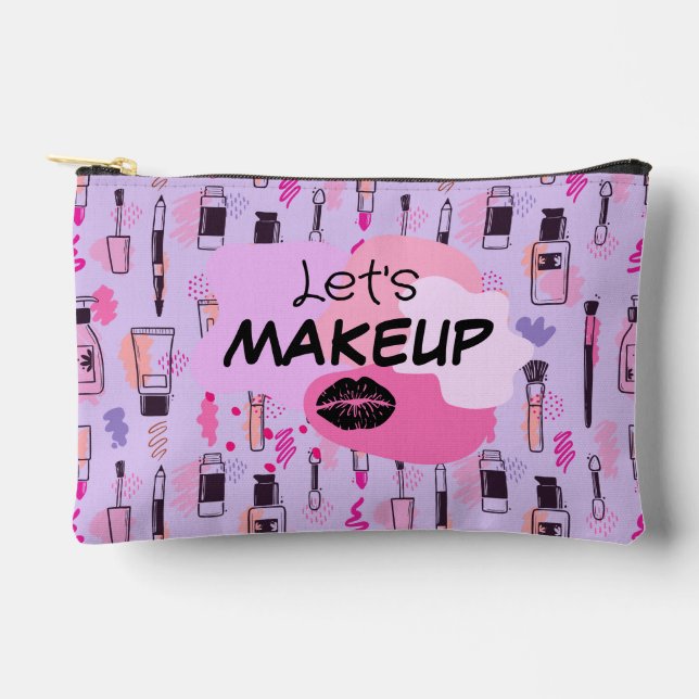 Let's Makeup Small Cosmetic bag  (Front)