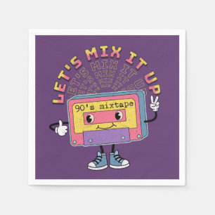Let's mix it up napkin