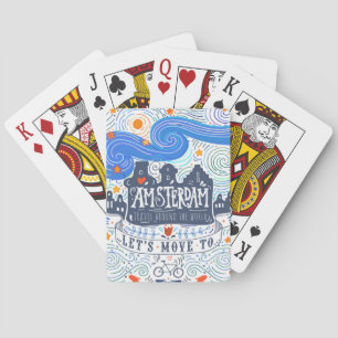 Let's Move To Amsterdam Playing Cards