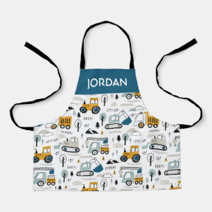 Let's Move Vehicle Pattern Apron