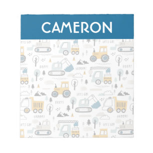 Let's Move Vehicle Pattern Notepad