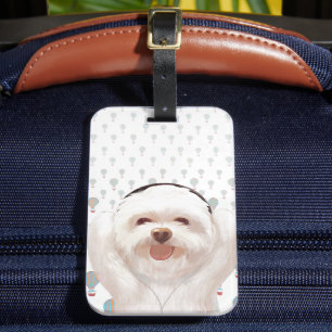 Let's Music Luggage Tag