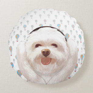 Let's Music Round Cushion