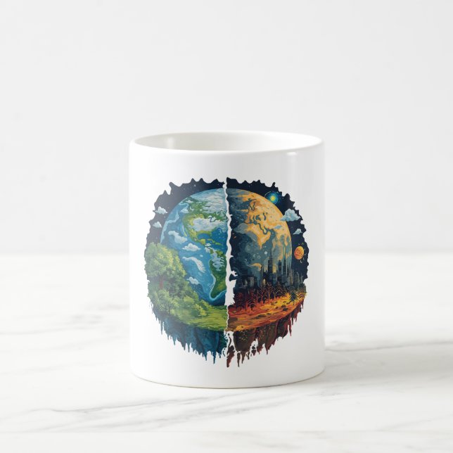 Lets not kill the planet coffee mug (Center)