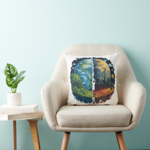 Lets not kill the planet cushion