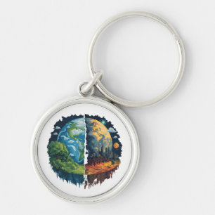Lets not kill the planet key ring