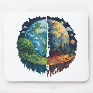 Lets not kill the planet mouse pad