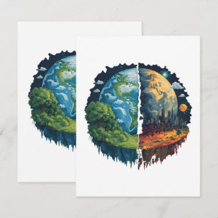 Lets not kill the planet RSVP card