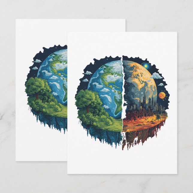 Lets not kill the planet RSVP card (Front/Back)
