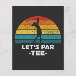 let's par tee flyer