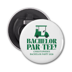 Let's Par-Tee Golf Bachelor Party Bottle Opener