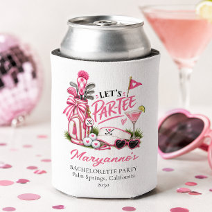 Let's Par Tee Golf Bachelorette Party Can Cooler