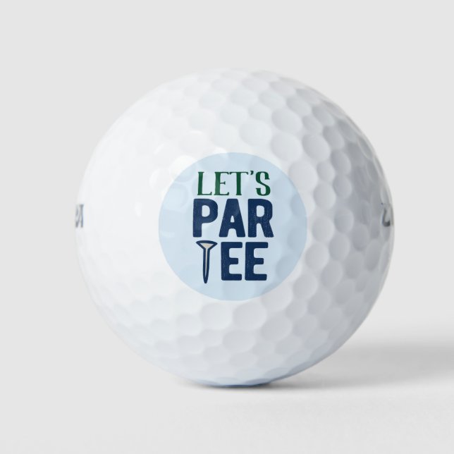 Let's Par-Tee Golf Balls (Front)